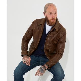 Joe Browns  Trucker-Lederjacke mit Kragen 