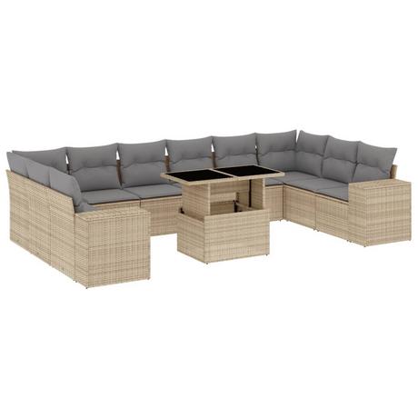 VidaXL Garten sofagarnitur poly-rattan  