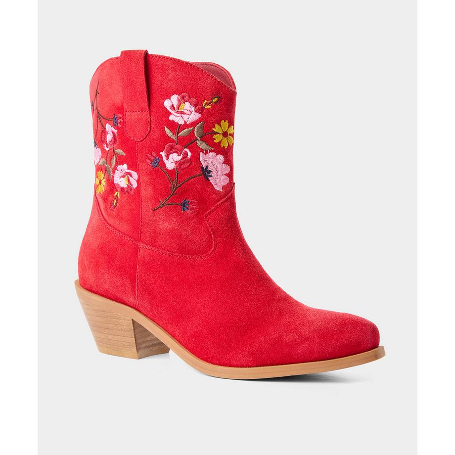 Joe Browns Western Stiefeletten mit Blumenstickerei  