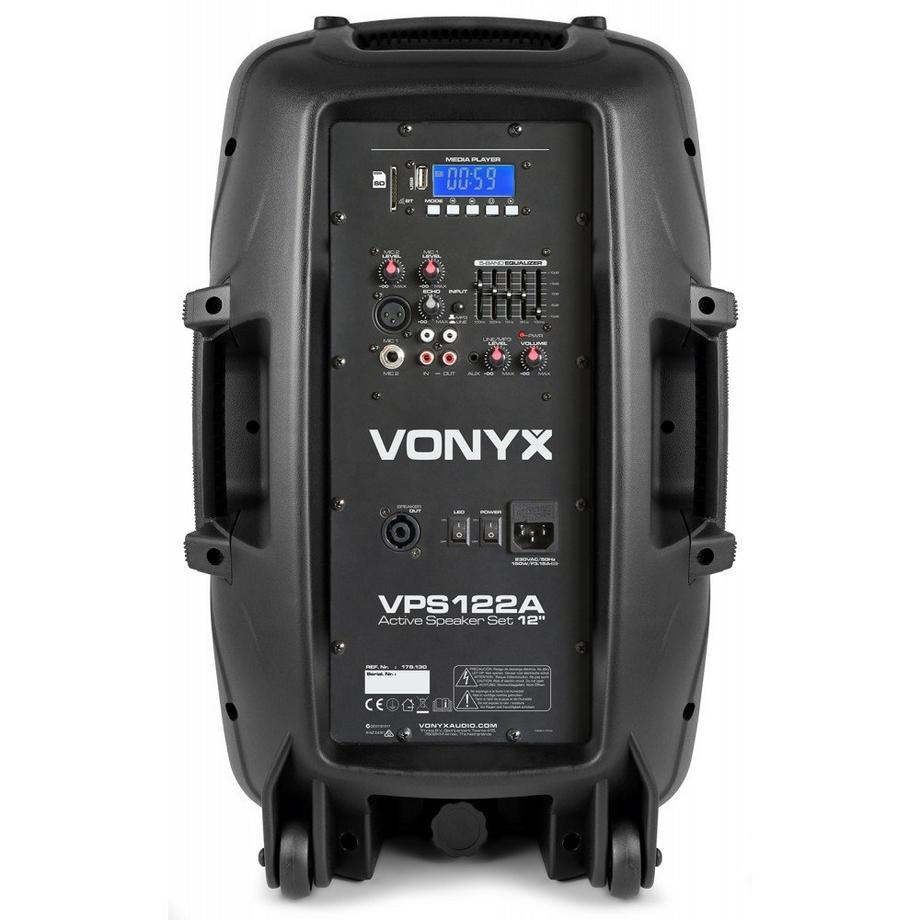 Vonyx  Vonyx VPS122A Noir 2.0 canaux 400 W 