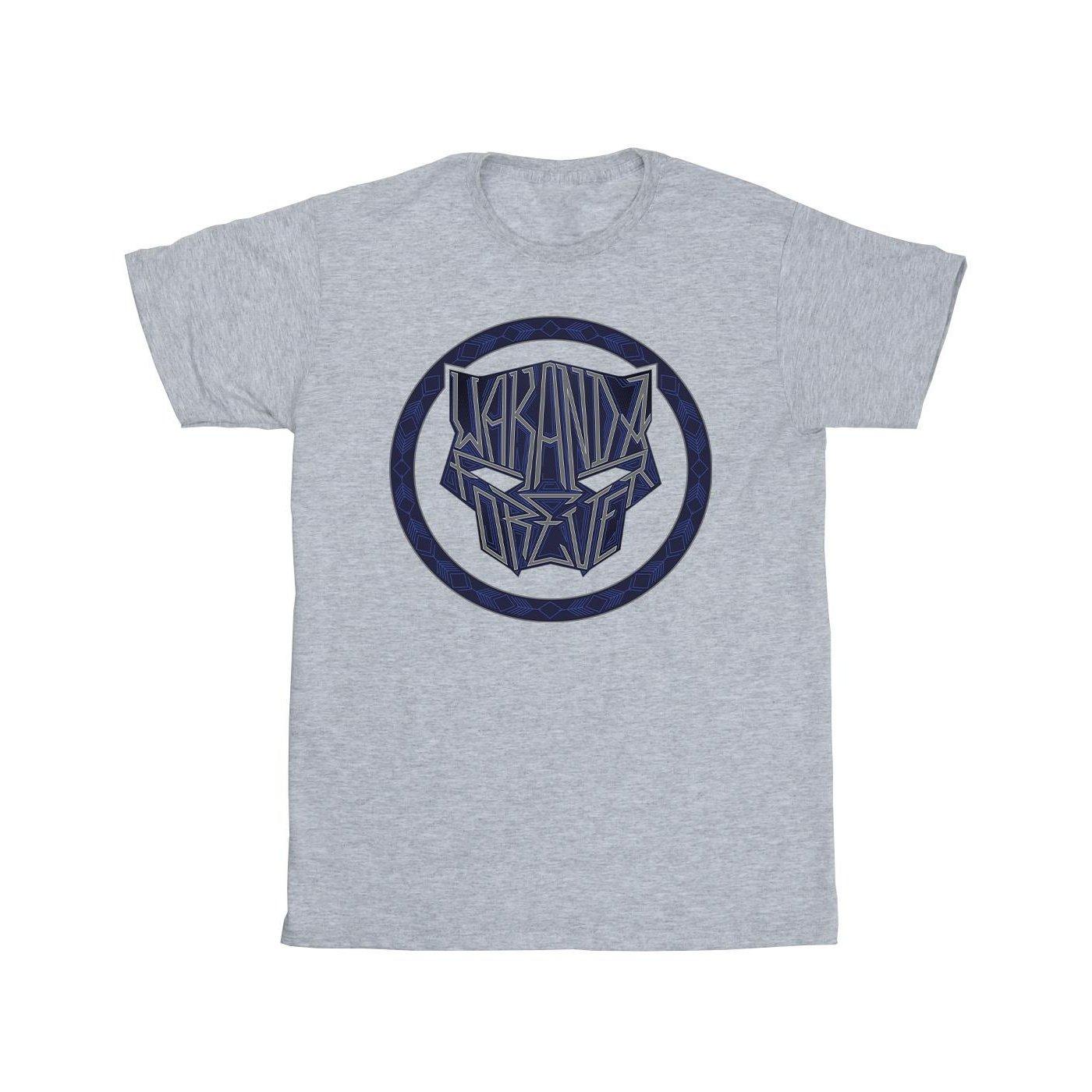 Image of Wakanda Forever Tribal Icon Tshirt Herren Grau S