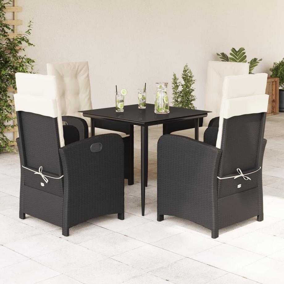 VidaXL set da pranzo da giardino Polirattan  