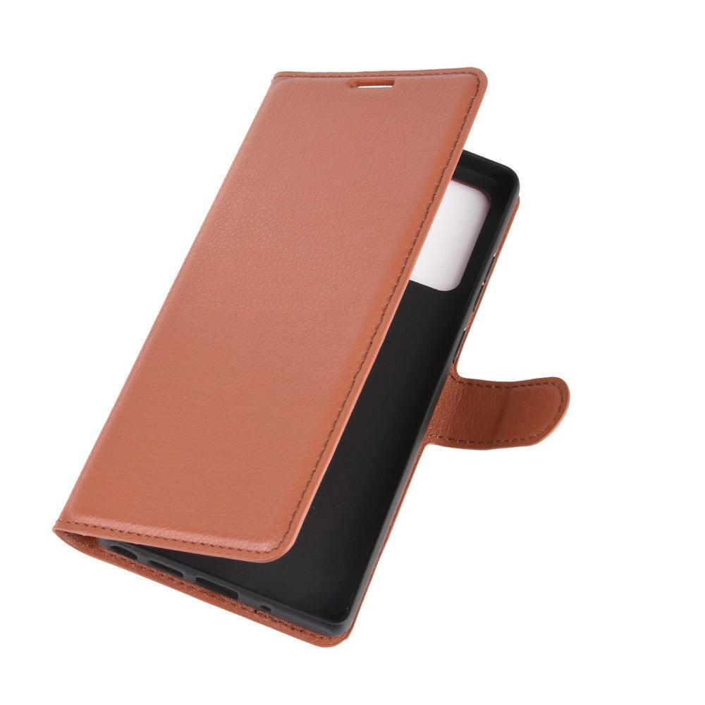 Cover-Discount  Galaxy Note 20 - Étui en cuir coque noir 