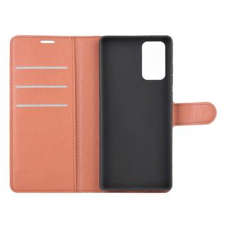 Cover-Discount  Galaxy Note 20 - Étui en cuir coque noir 