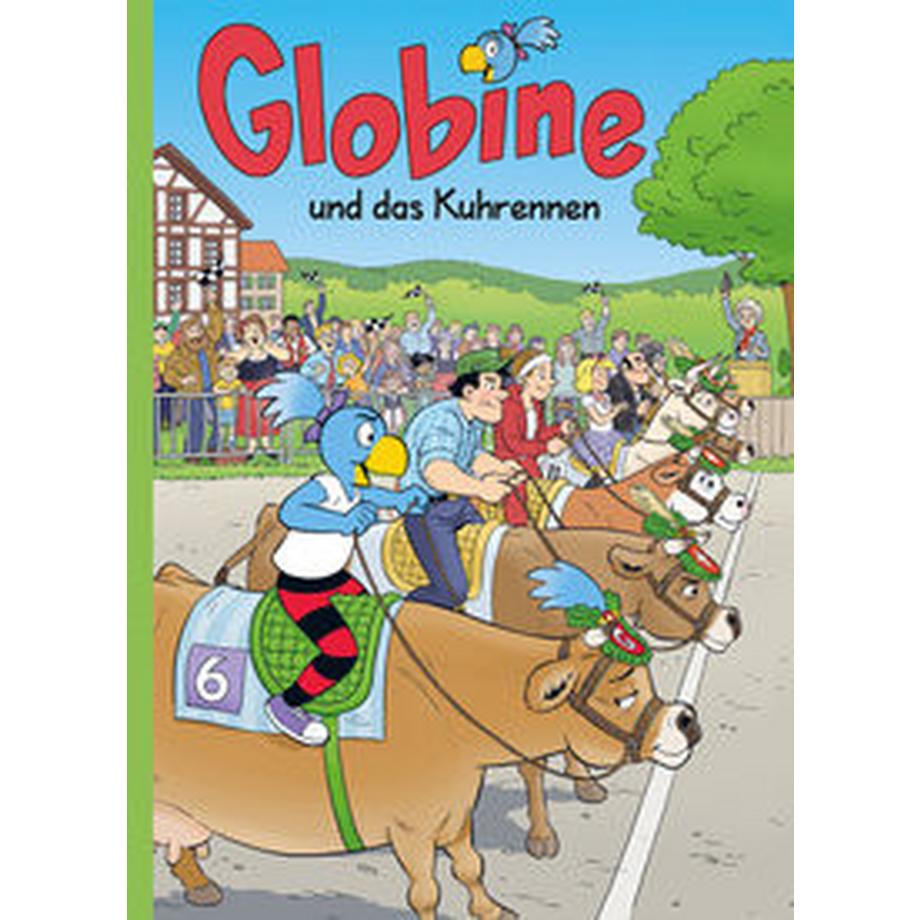 Globine und das Kuhrennen Aeberli, Sibylle; Glättli, Samuel; Glättli, Samuel (Illustrationen) Gebundene Ausgabe 