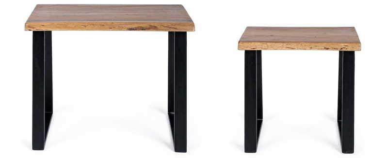 mutoni Table d'appoint Artur (Ensemble de 2)  