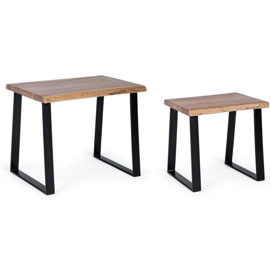 mutoni Table d&#039;appoint Artur (lot de 2)  