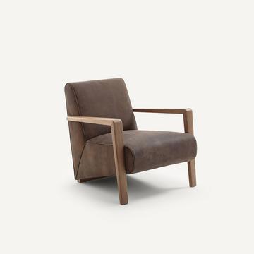 Fauteuil cuir Sanami