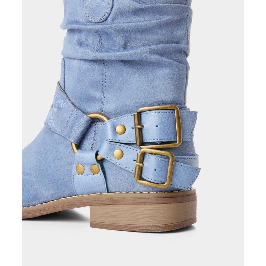 Joe Browns Bestickte Mikrosuede Stiefeletten mit Riemen  