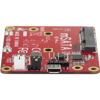 Renkforce  USB/mSATA-Converter + Cable Scheda Adatto per (kit di sviluppo): Raspberry Pi 