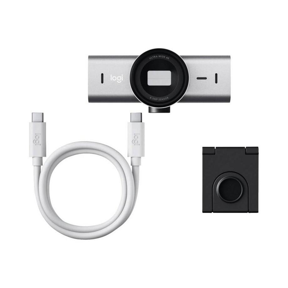 Logitech  Logitech MX Brio 4K Ultra HD Webcam (Hellgrau) 