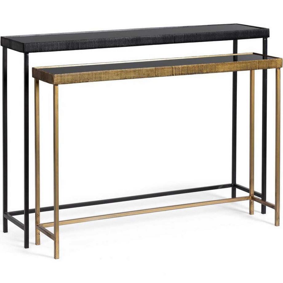 mutoni Tavolo consolle Yamir (set di 2)  