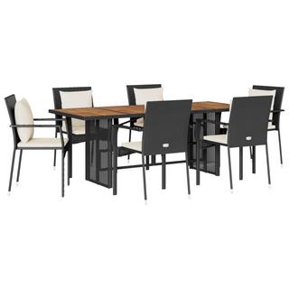 VidaXL set da pranzo da giardino Polirattan  