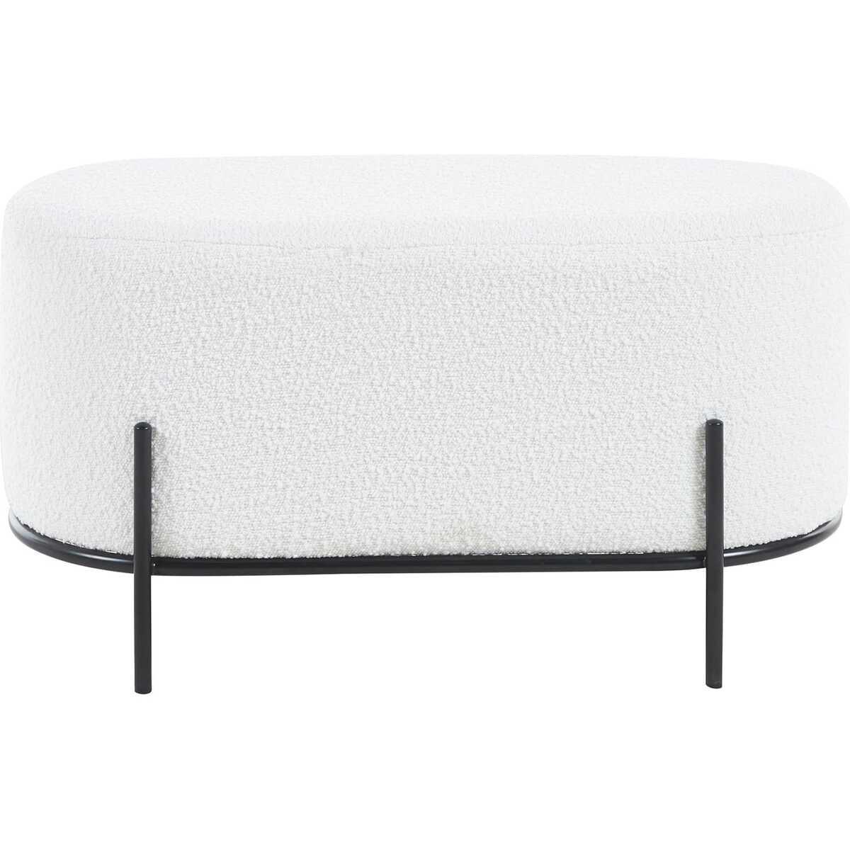 mutoni Tabouret Grovix blanc 80  