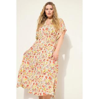 Studio Untold  Maxikleid, A-Line, Flowerprint, Knopfleiste 