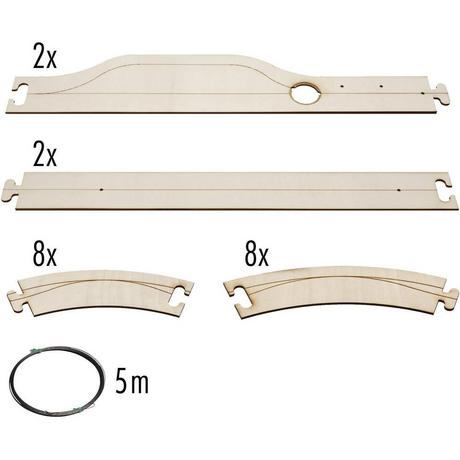 FALLER  Laser-Street Car System N Elementi per strada (kit piste) 