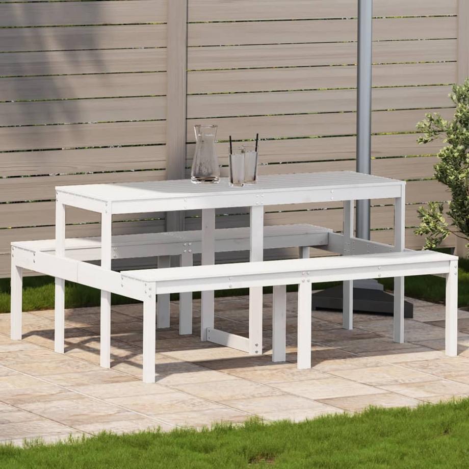 VidaXL Table de pique-nique bois de pin  