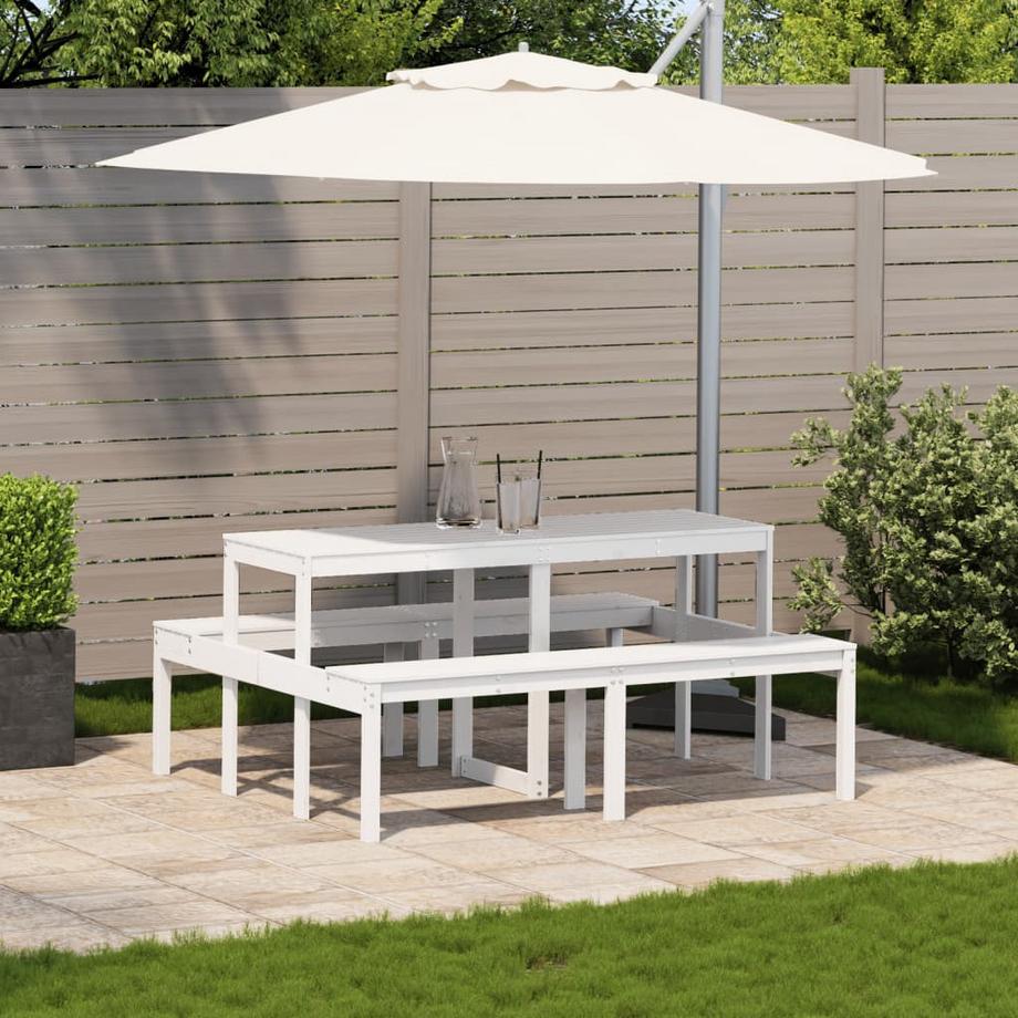 VidaXL Table de pique-nique bois de pin  