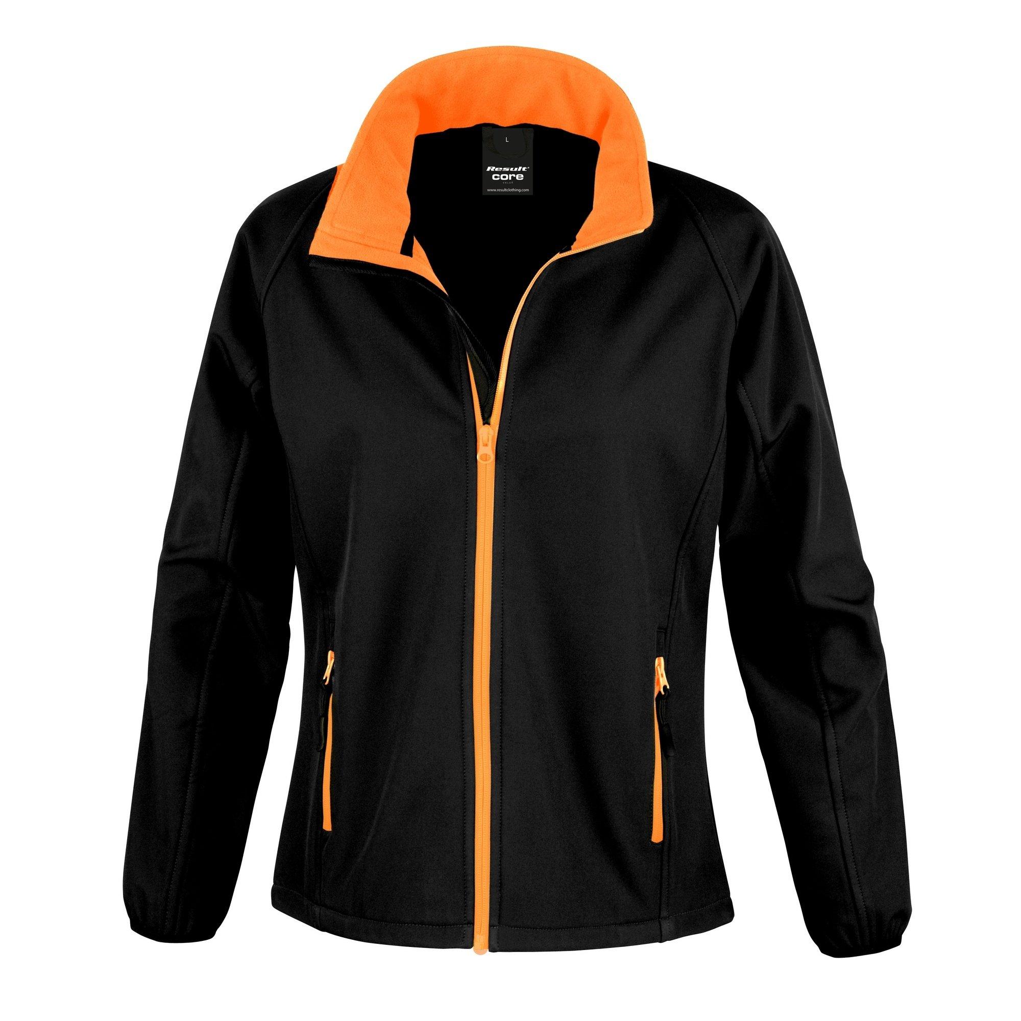 Image of Core Softshelljacke, Bedruckbar Damen Schwarz XL