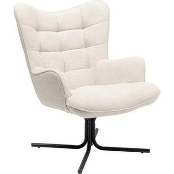 Fauteuil pivotant Oscar crème