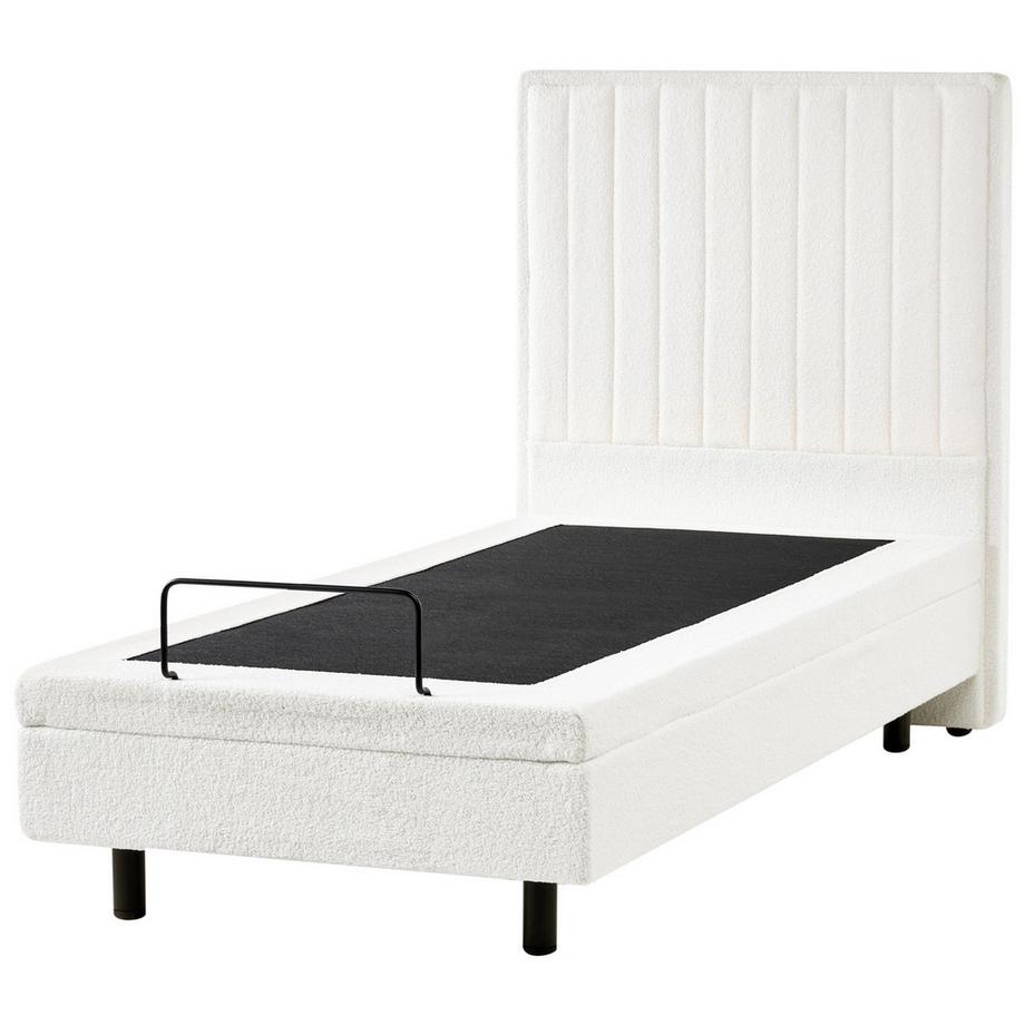 Beliani Letto regolabile en Bouclé  DUKE II  