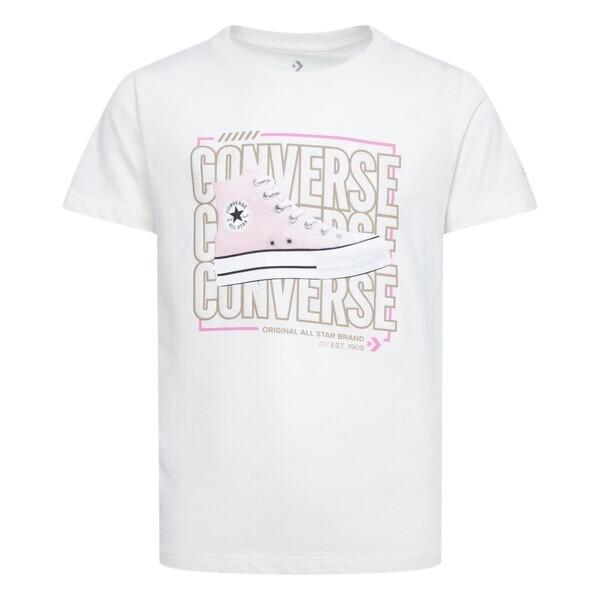 CONVERSE  t-shirt da ragazza chuck taylor graphic 