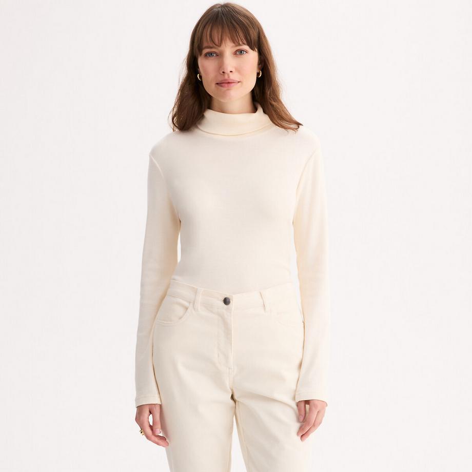 La Redoute Collections Langärmeliges Rollkragen Shirt  