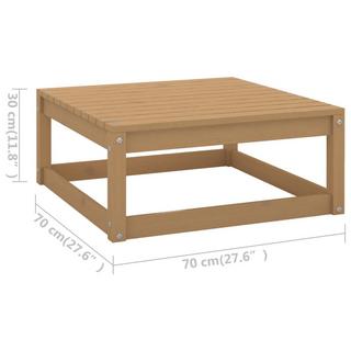 VidaXL Ensemble de meubles de jardin bois de pin  