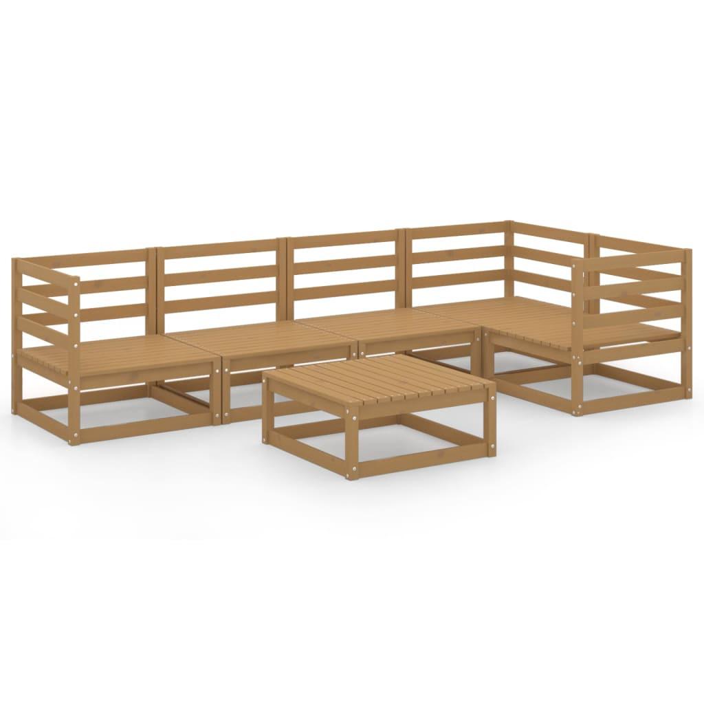 VidaXL Ensemble de meubles de jardin bois de pin  