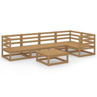 VidaXL Ensemble de meubles de jardin bois de pin  