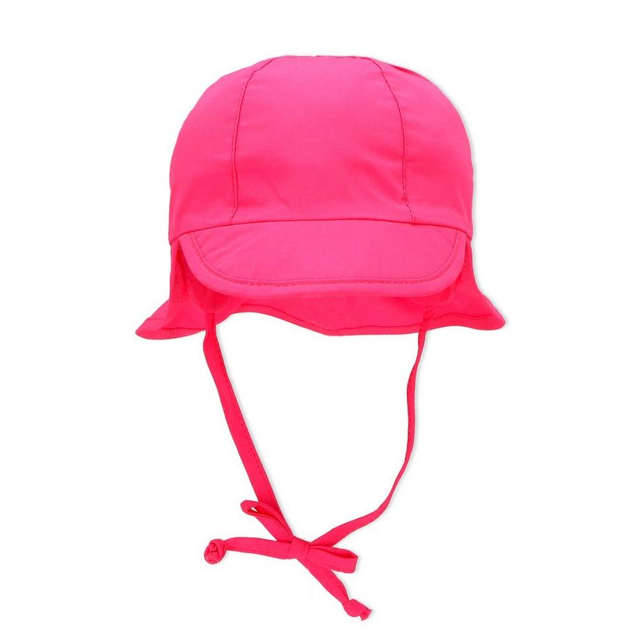 Sterntaler  Mädchen Schirmmütze mit Nackenschutz  magenta 