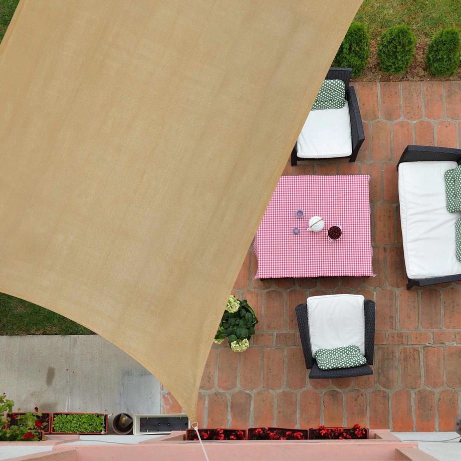 Northix Rechteckige Markise HDPE  