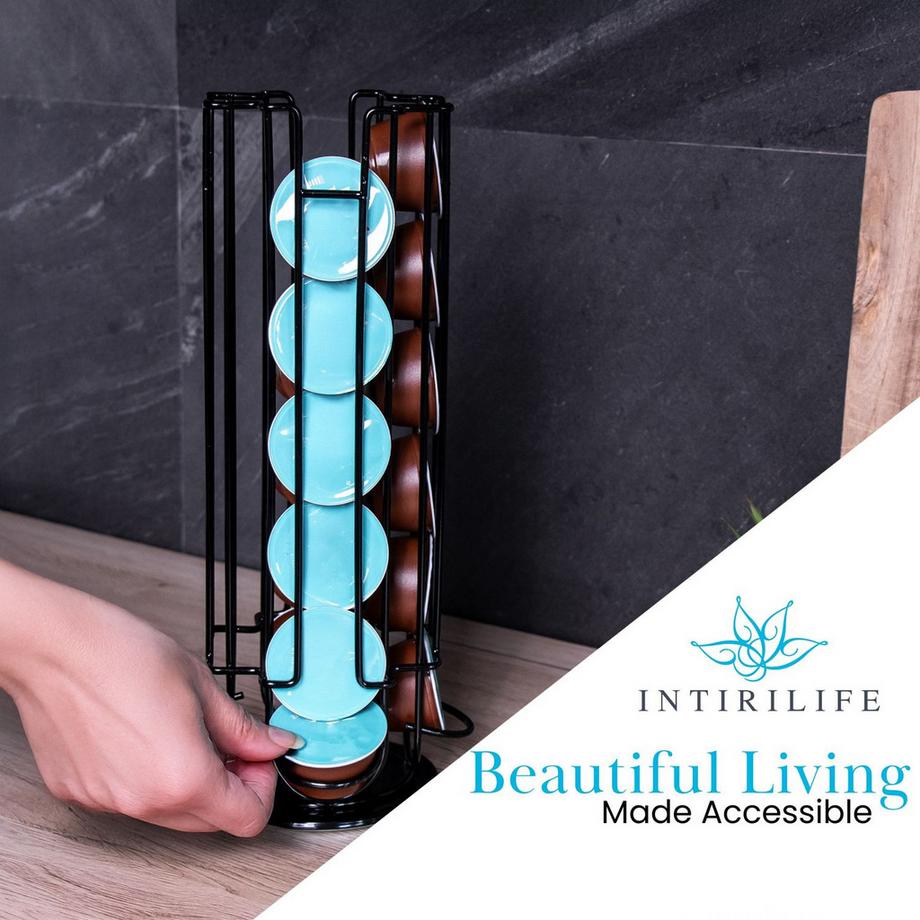 Intirilife  Intirilife Kaffee Kapselhalter kompatibel mit Dolce Gusto Kapseln (24 Stück) 