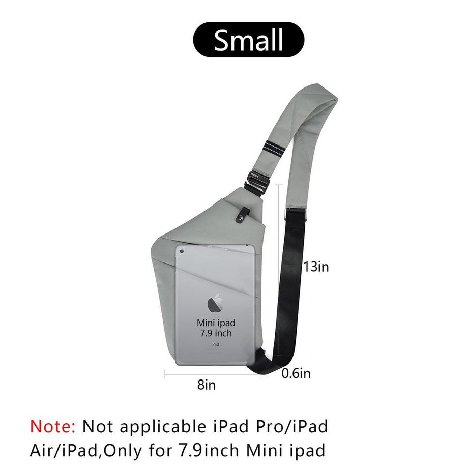 Only-bags.store Borsa a Tracolla Mini Antifurto Impermeabile  