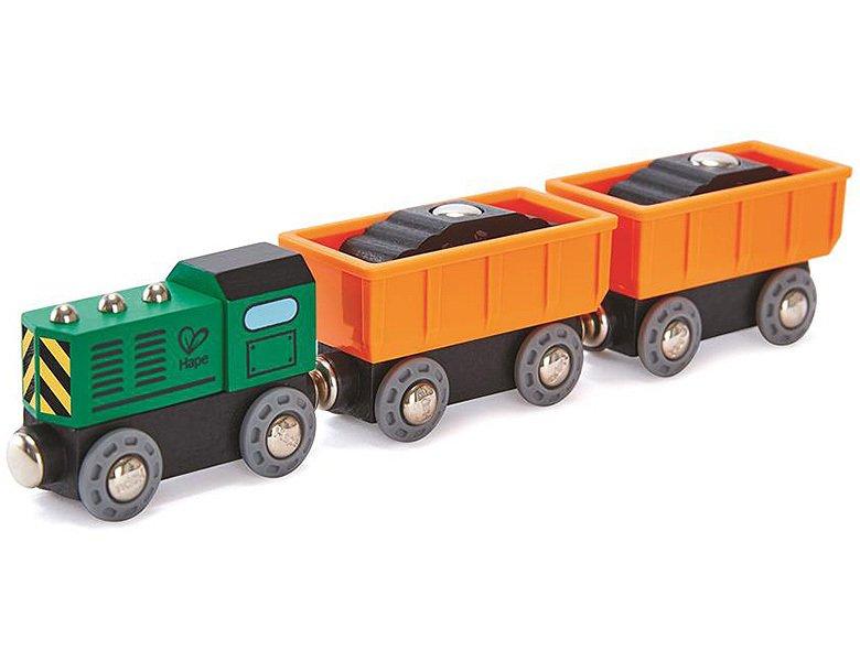 Hape  Eisenbahn Diesel-Frachtzug 