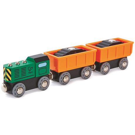 Hape  Eisenbahn Diesel-Frachtzug 