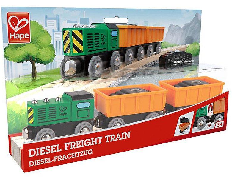 Hape  Eisenbahn Diesel-Frachtzug 