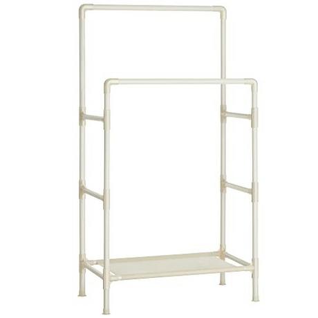 Pricenet Portant à vêtements en métal durable, charge de 70 kg, assemblage facile  