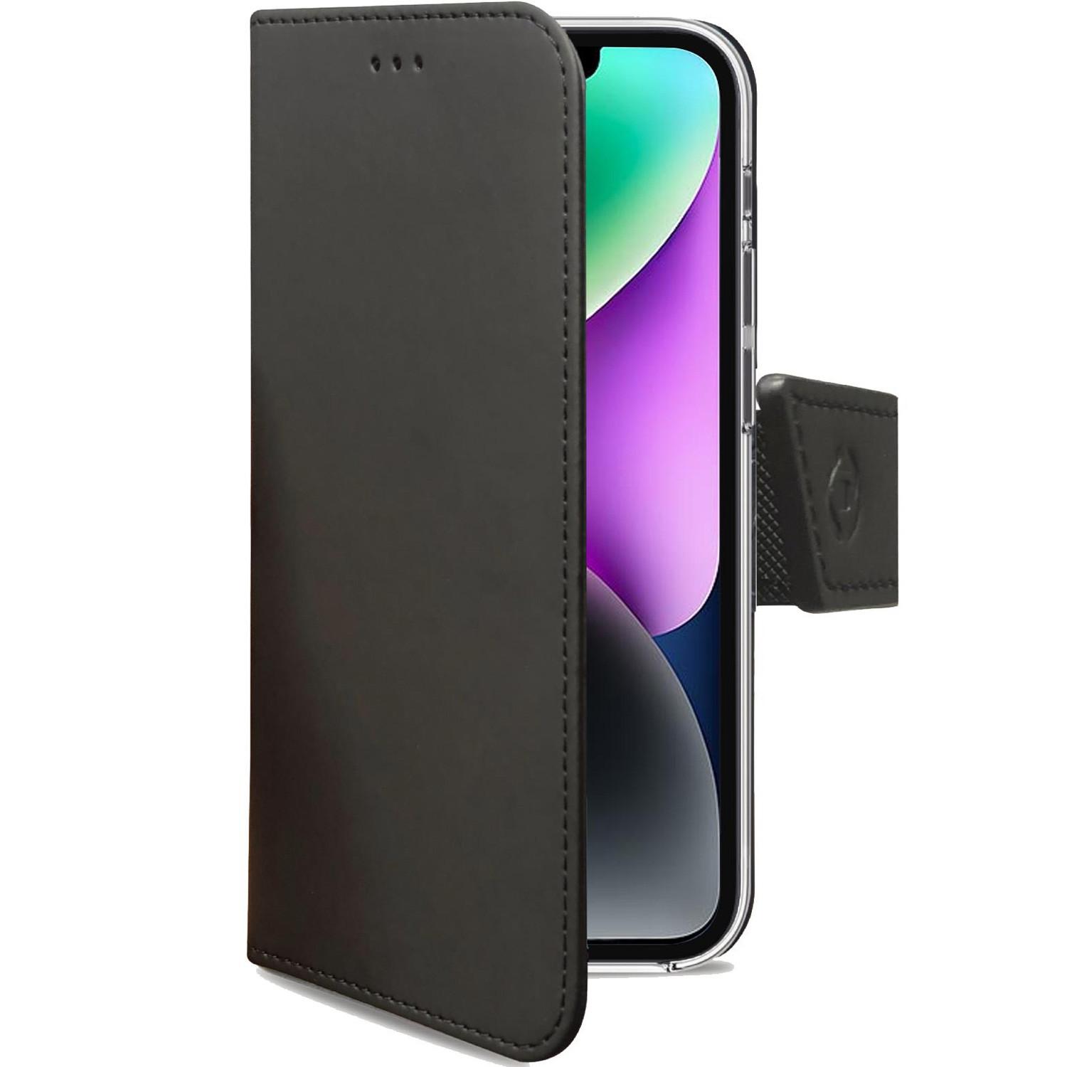 Celly  Custodia a portafoglio per iPhone 14 nera 