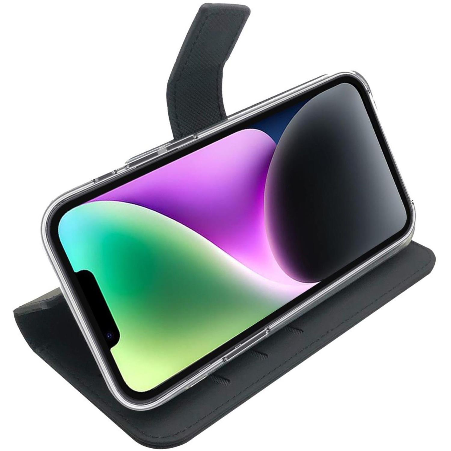 Celly  Custodia a portafoglio per iPhone 14 nera 