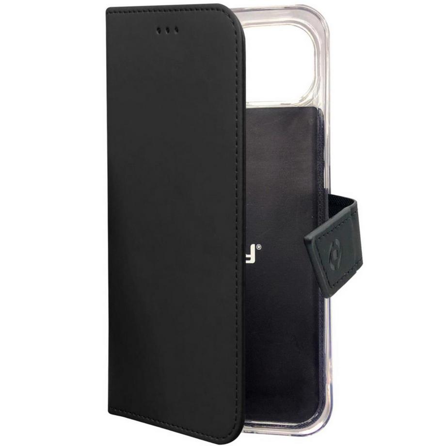 Celly  Wallet Case iPhone 14 Schwarz 