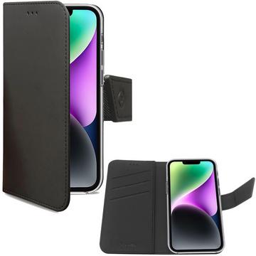 Custodia a portafoglio per iPhone 14 nera