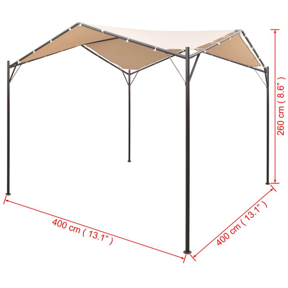 VidaXL Pavillon gewebe  