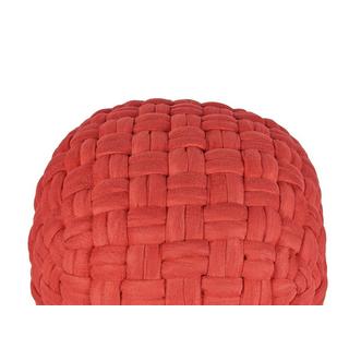 Beliani Pouf en Velours Moderne HOPA  