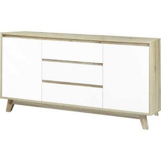 mutoni Buffet naturel 140x40x75 blanc  