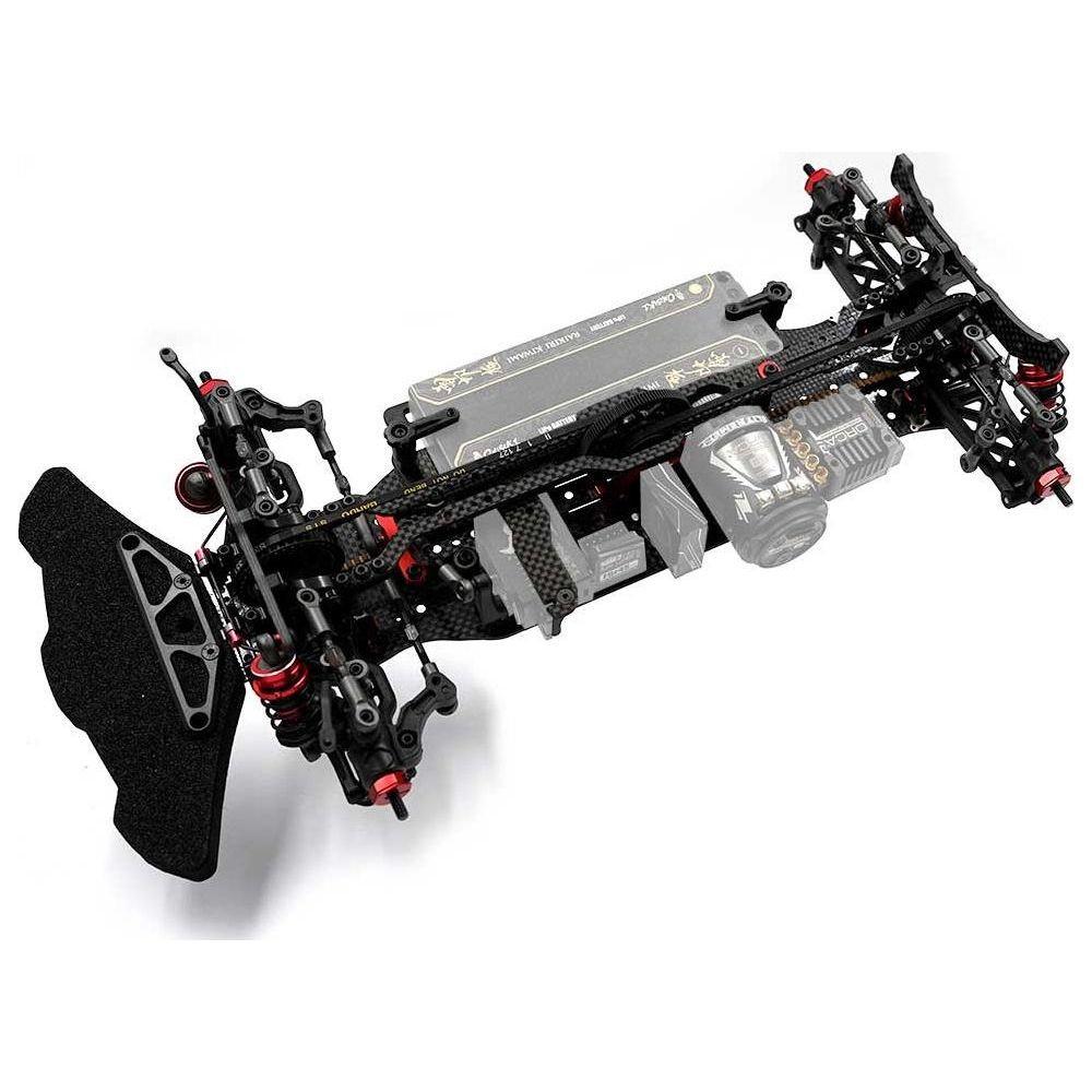 Image of Tourenwagen Chassis Execute XQ10R, 4WD 1:10, Bausatz Rot Bunt