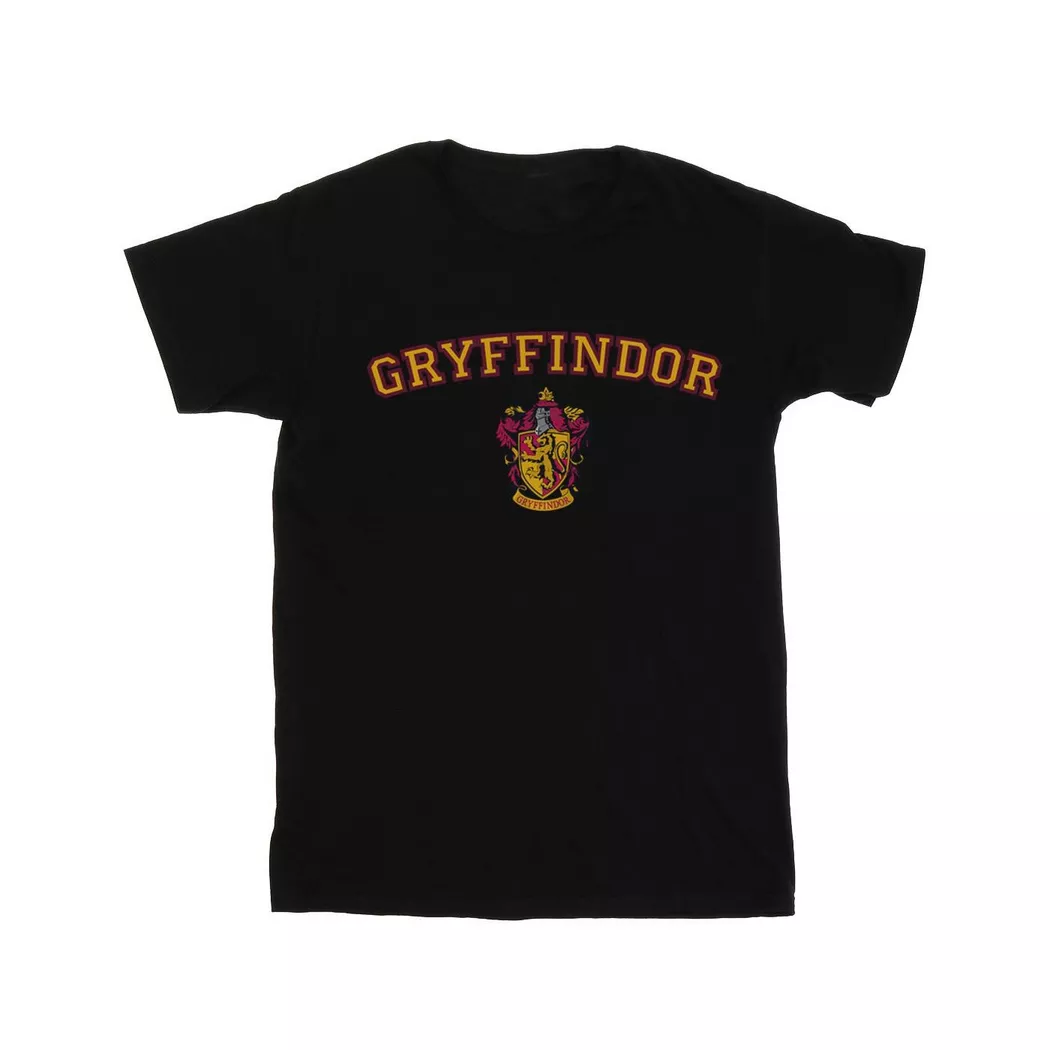 Harry Potter - Gryffindor TShirt, für Damen, Schwarz, Größe S
