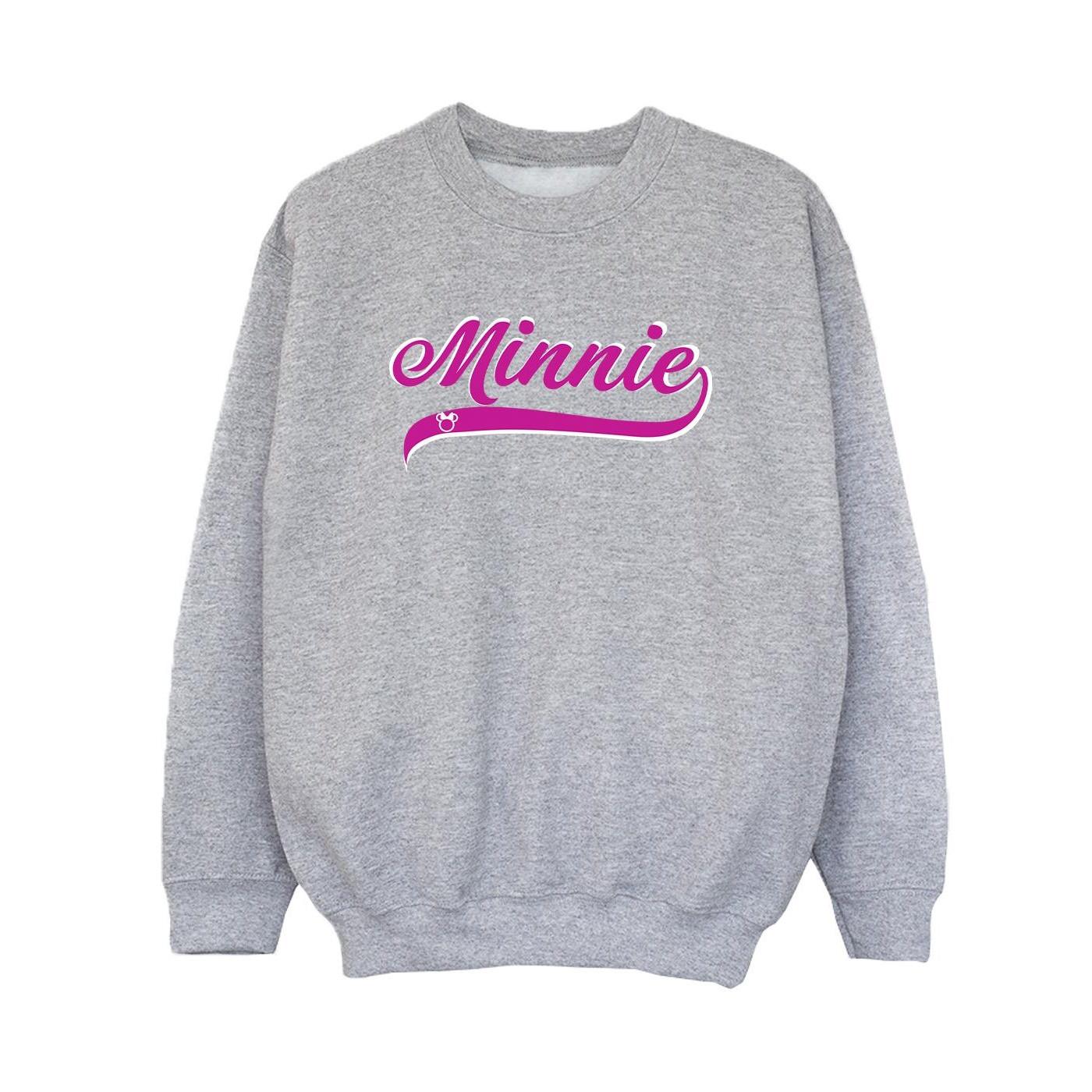Image of Minnie Mouse Logo Sweatshirt Jungen Grau 104