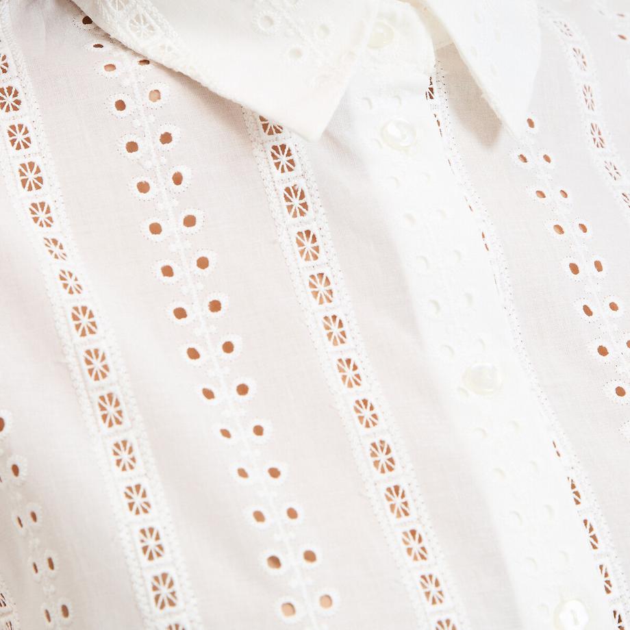 La Redoute Collections Weites Hemd aus englischer Stickerei  
