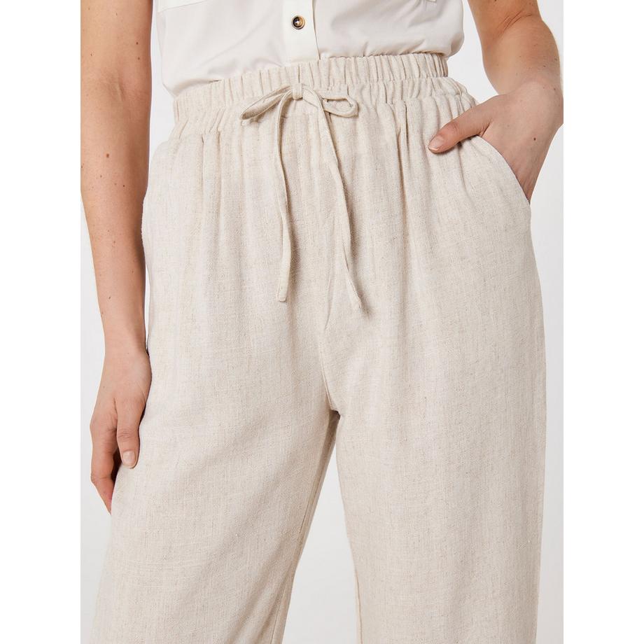 APRICOT Pantalon Palazzo en lin  